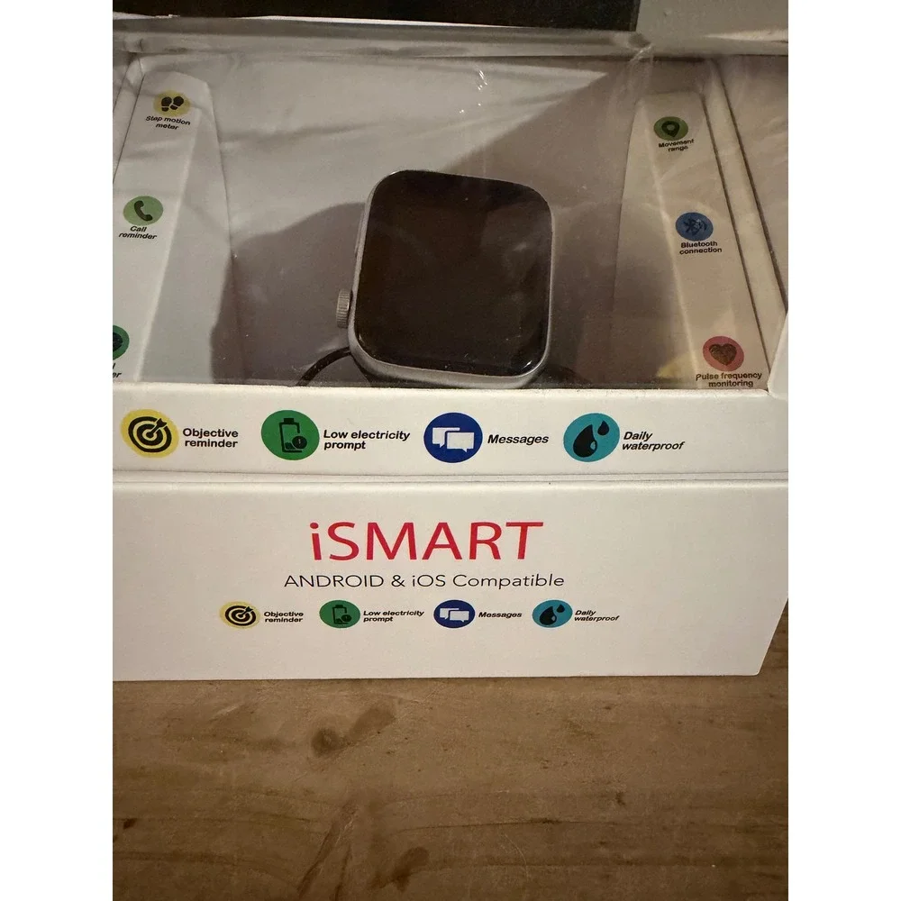 iSMART Smartwatch‎ Android iOS Compatible Bluetooth Fitness Tracker